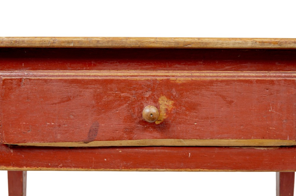 MID 19TH CENTURY SWEDISH PAINTED PINE TABLE View X