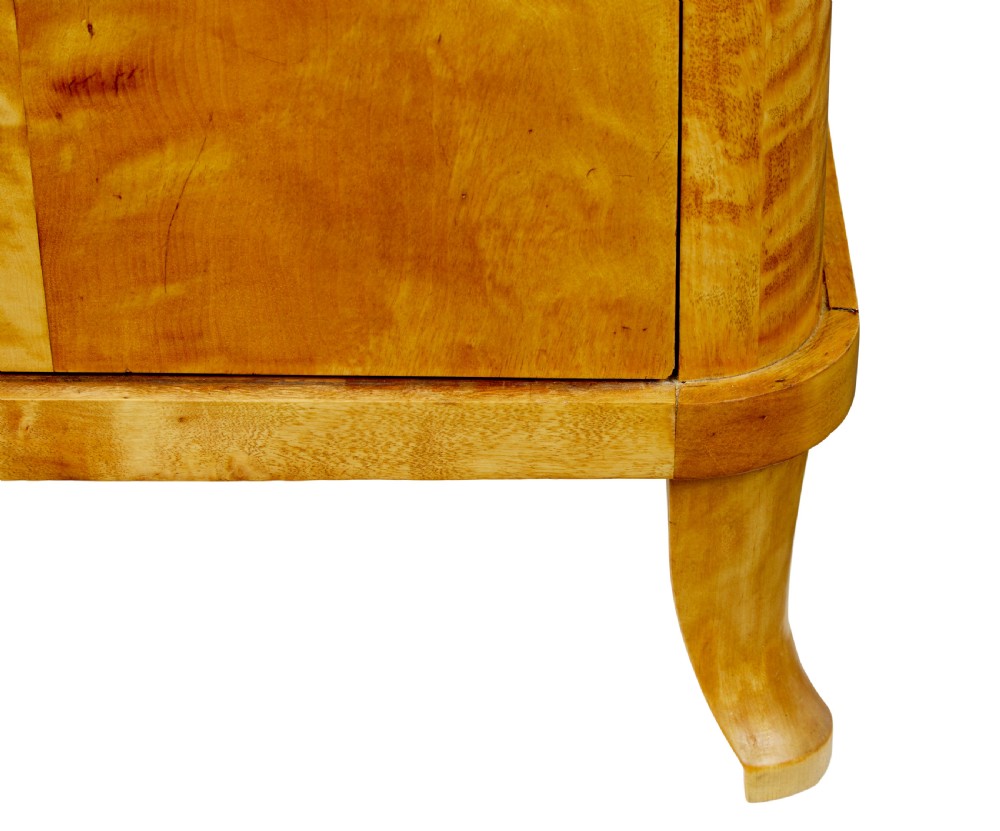 19TH CENTURY SWEDISH BIRCH 3 DRAWER CHEST View III