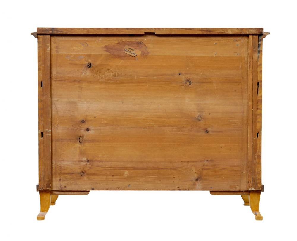 19TH CENTURY SWEDISH BIRCH 3 DRAWER CHEST View VI