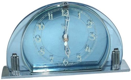 English Art Deco Clock by Smiths