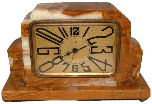 French Art Deco Clock by Dep