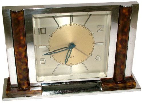 French Art Deco Jaz Clock