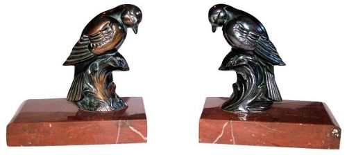 Art Deco Pair of French Bookends