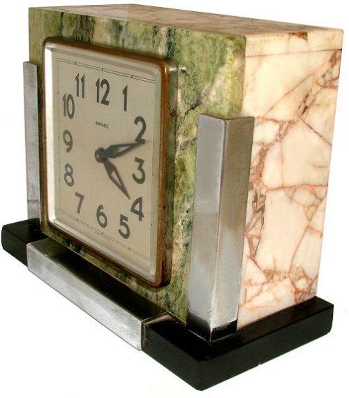 fig 1. Art Deco French Clock By Bayard