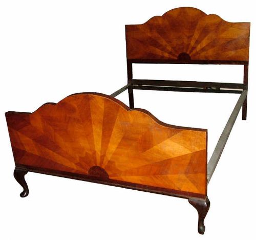 1930s Art Deco Double Bed