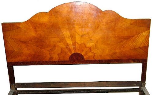 fig 1. 1930s Art Deco Double Bed