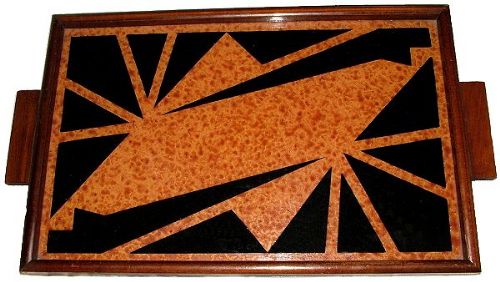 Art Deco Geometric Drinks Tray