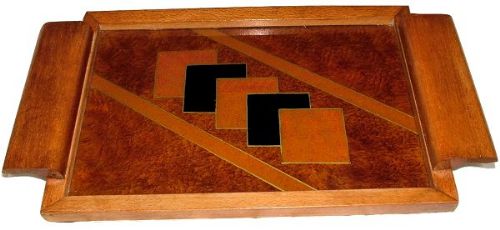 1930s Art Deco Geometric Tray