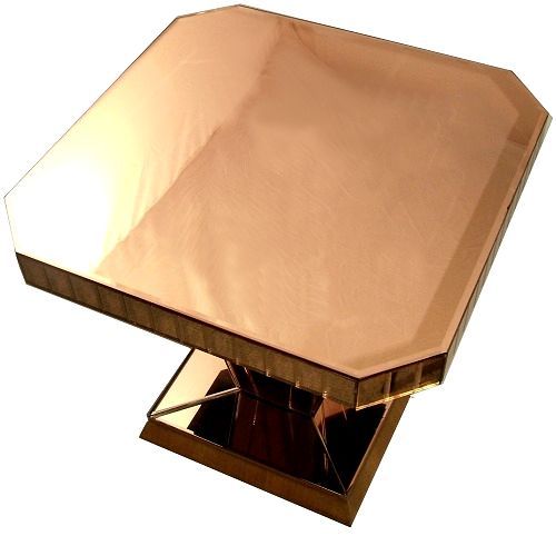 fig 1. Art Deco Mirror Glass Table