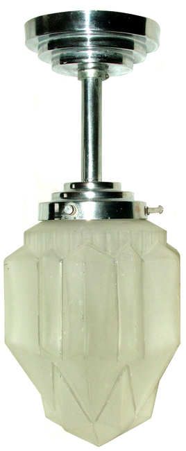 Original 1930s Art Deco Ceiling Light