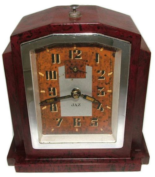French Art Deco Clock by Japy