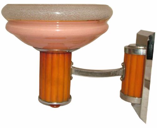 Pair Art Deco Catalin Wall Lights
