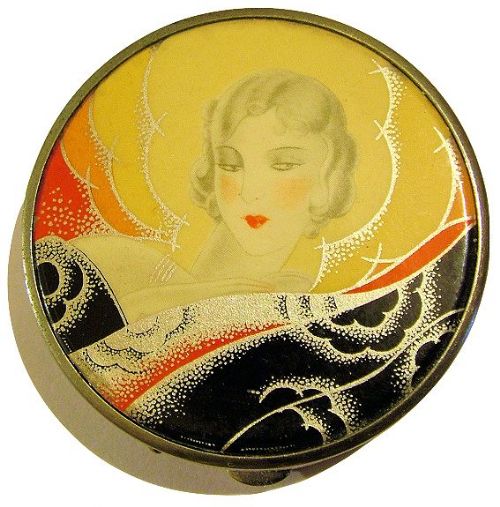 1930s Art Deco Compact