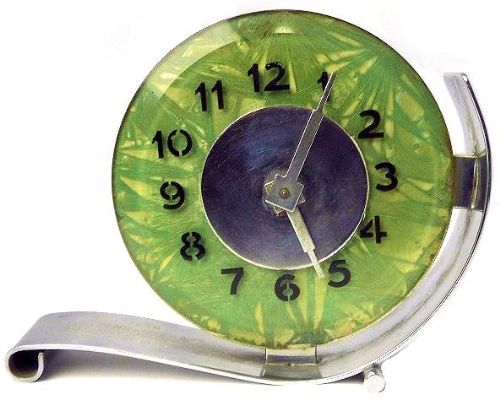 Rare 1930s Art Deco Modernist Clock