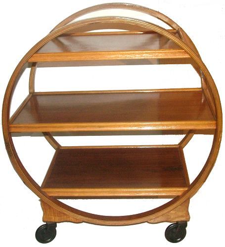Art Deco Savoy Circular Trolley