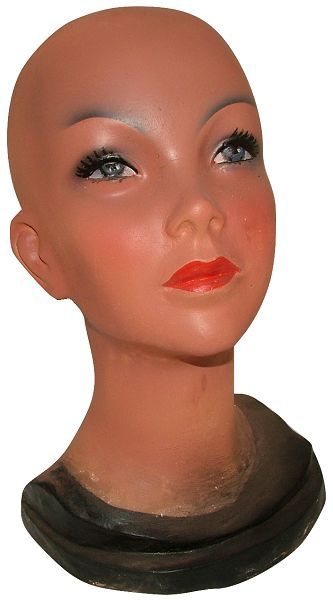 Art Deco Female Mannequin Head