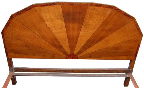 fig 1. Art Deco 'Sunray' double bed