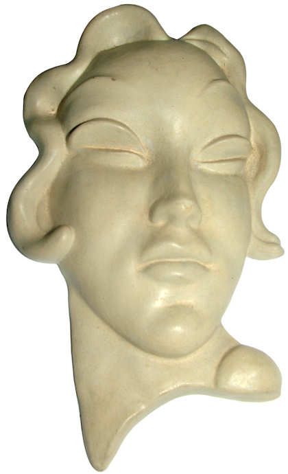 Original 1930s Art Deco Wall Mask