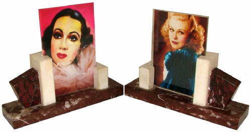 Pair 1930s Art Deco Picture Frames
