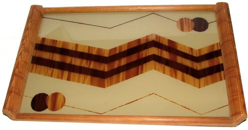 Art Deco Geometric Tray