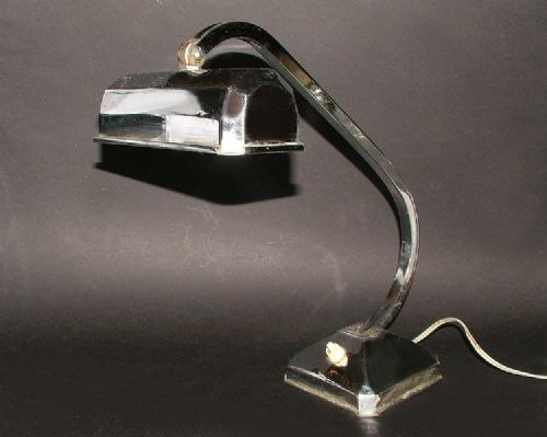 Art Deco Chrome Desk Lamp