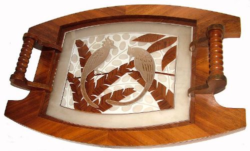 Art Deco French Pictorial Tray

