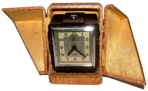 Rare French Bakelite Miniature Alarm Clock