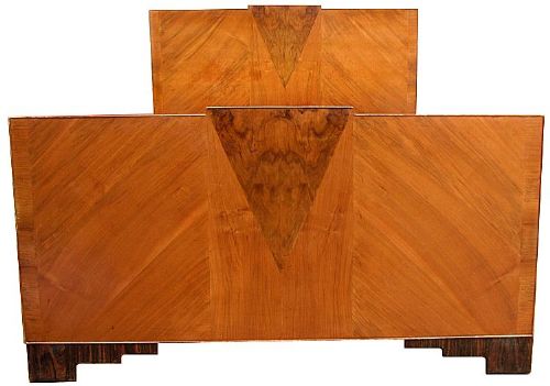 Art Deco Geometric Double Bed