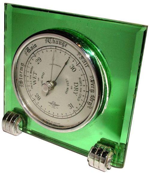 1930s Art Deco Desk Top Barometer