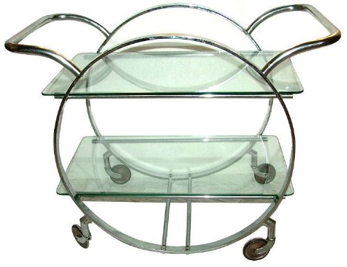 Rare Chrome 'Savoy' Hostess Trolley