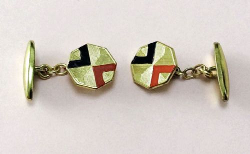 Art Deco Geometric Cufflinks