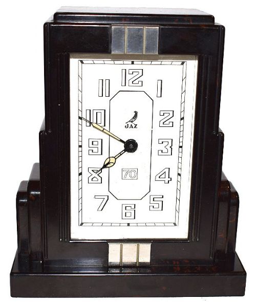 French Bakelite Skyscraper Clock