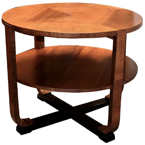 1930s Art Deco Two Tier Occasional Table