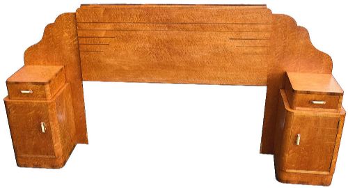 1930s Art Deco Odeon King Size Bed