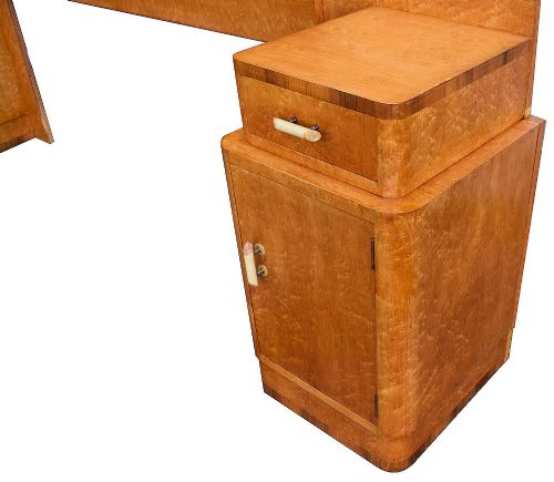 fig 1. 1930s Art Deco Odeon King Size Bed