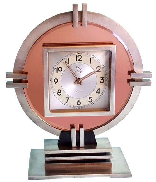 Art Deco Machine Age Clock by Dep