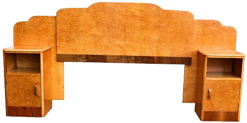 1930s Art Deco Odeon Double Bed