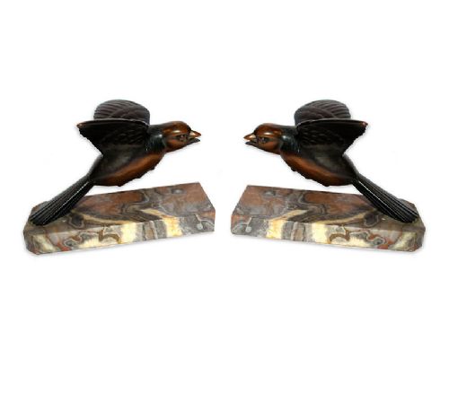 Art Deco French Bookends