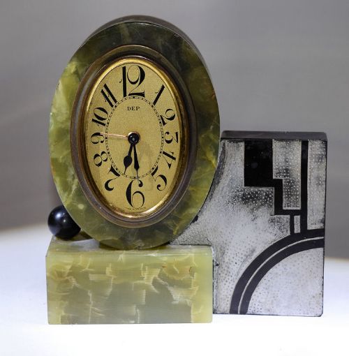 Rare Art Deco Alarm Clock by Dep