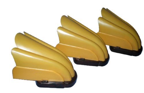 Rare Set of 3 Bakelite Art Deco Wall Lights