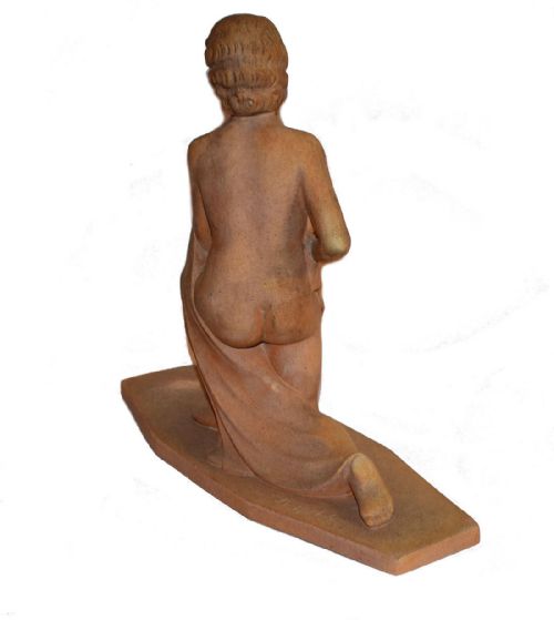 1930S ART DECO BISQUE FIGURE SIGNED B REZL - ADDITIONAL PHOTO 2