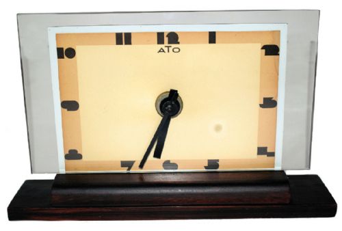 1930s Art Deco Modernist Clock by Ato