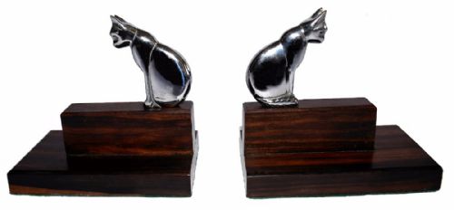 Modernist Art Deco Bookends
