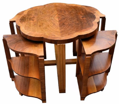 Original 1930'S Art Deco Nest of Tables