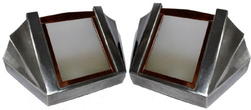 Rare Art Deco Large Cinema Wall Lights