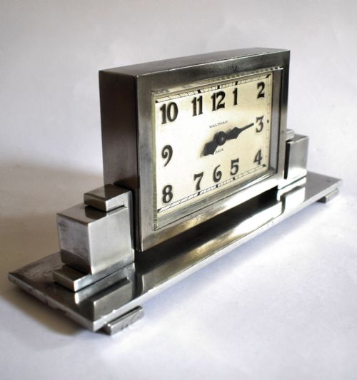 fig 1. Art Deco Skyscraper American Mantle Clock