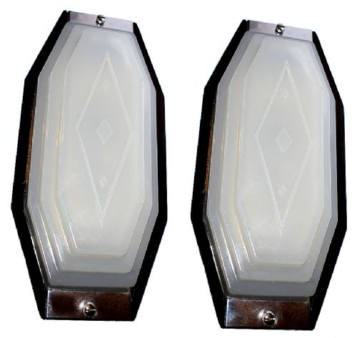 Superb Pair of Art Deco Wall Lights