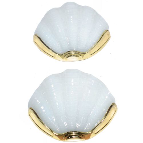 Art Deco Pair of Opaque Wall Lights, Sconces