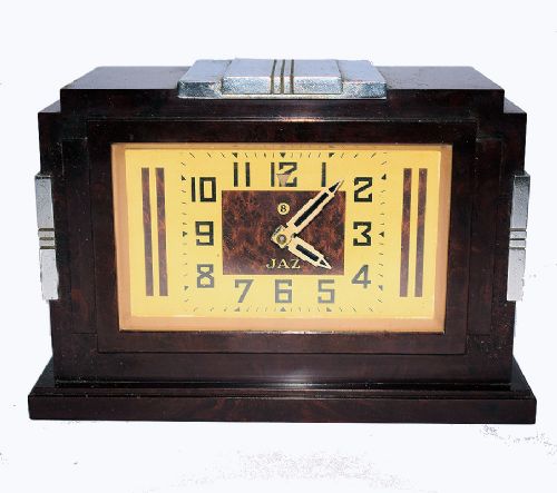 1930'S Art Deco Bakelite 8 Day Clock by Jaz