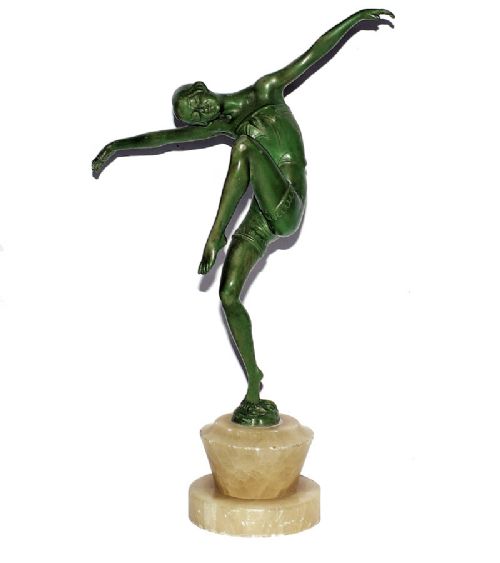 Art Deco Spelter Figure C1930's